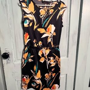 The Limited Black Dress with Floral Print